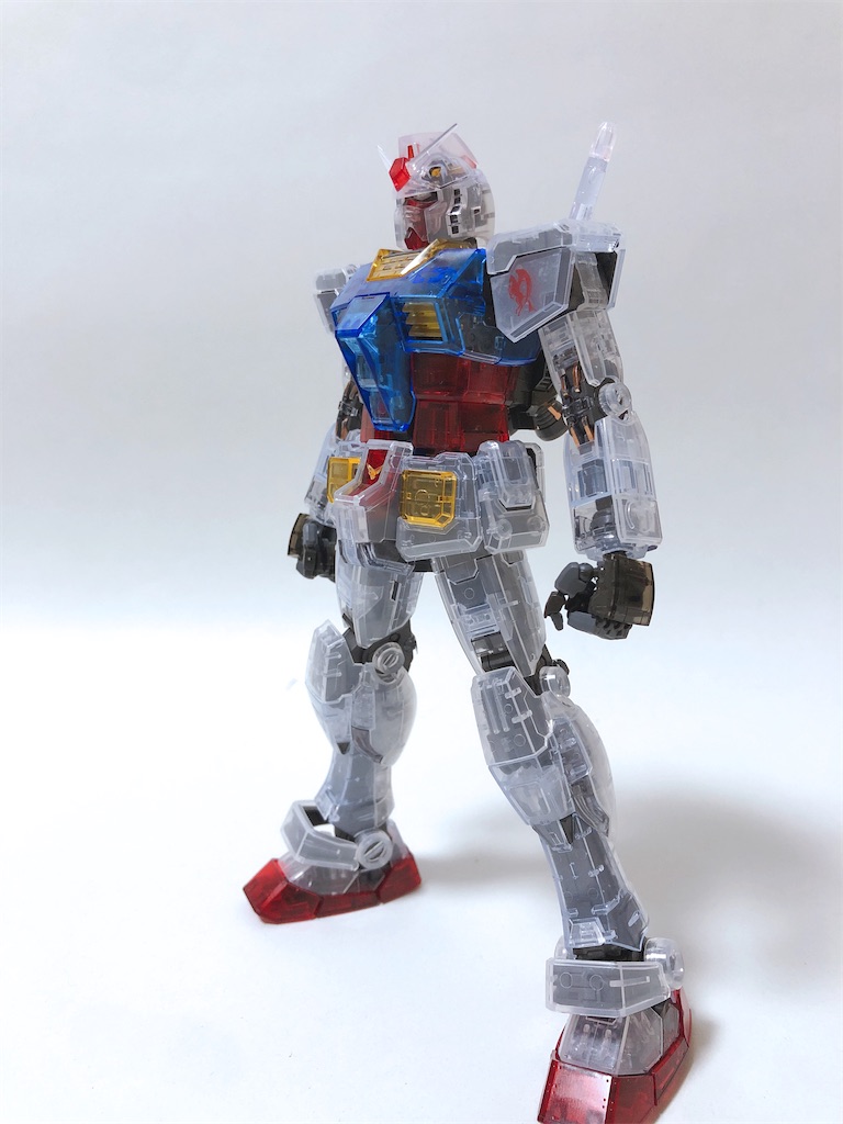 BANDAI - MG ガンダム ver3.0 ガンプラセット&ZZガンダムクリアカラー ガンダムベース限定】MGガンダムVer.3.0(クリアカラー) レビュー