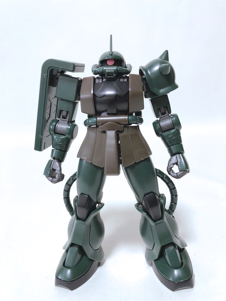 HGUC ザク2 R-2型 リアルタイプカラー 全塗装　完成品 HGUCザクⅡ(リアルタイプカラーver.) 完成 - 作業日誌にしたい