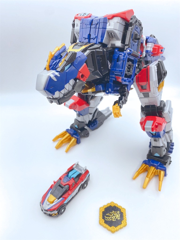 ミニフォース レックスカイザー 🦖 Nine dinosaurs combine into a robot?! The combined robot