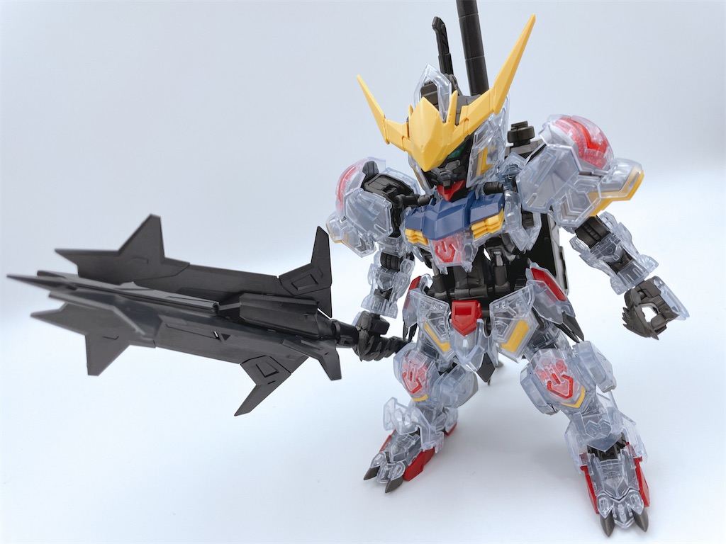 MGSD ガンダムバルバトス ソリッドクリア レビュー - ガンプラの館