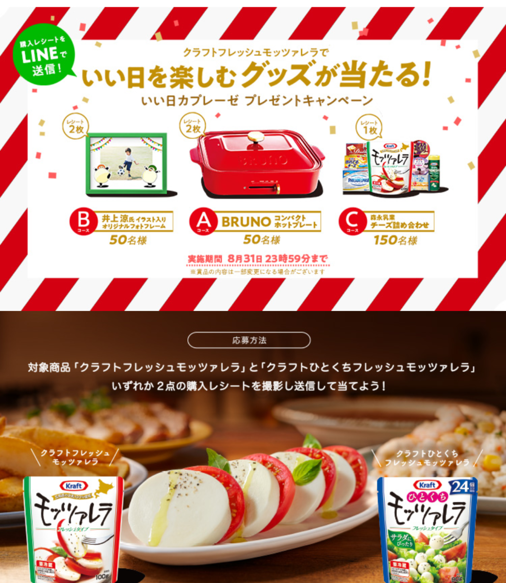 08 31 森永 モッツァレラ いい日カプレーゼ プレゼントキャンペーン Line レシ 大きいつづらと小さいつづら