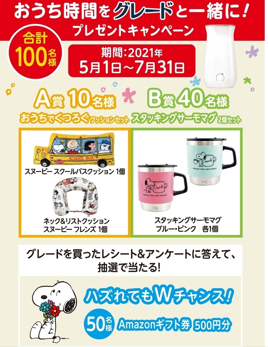 7 31 ジョンソン グレード スヌーピーキャンペーン レシ Web 大きいつづらと小さいつづら