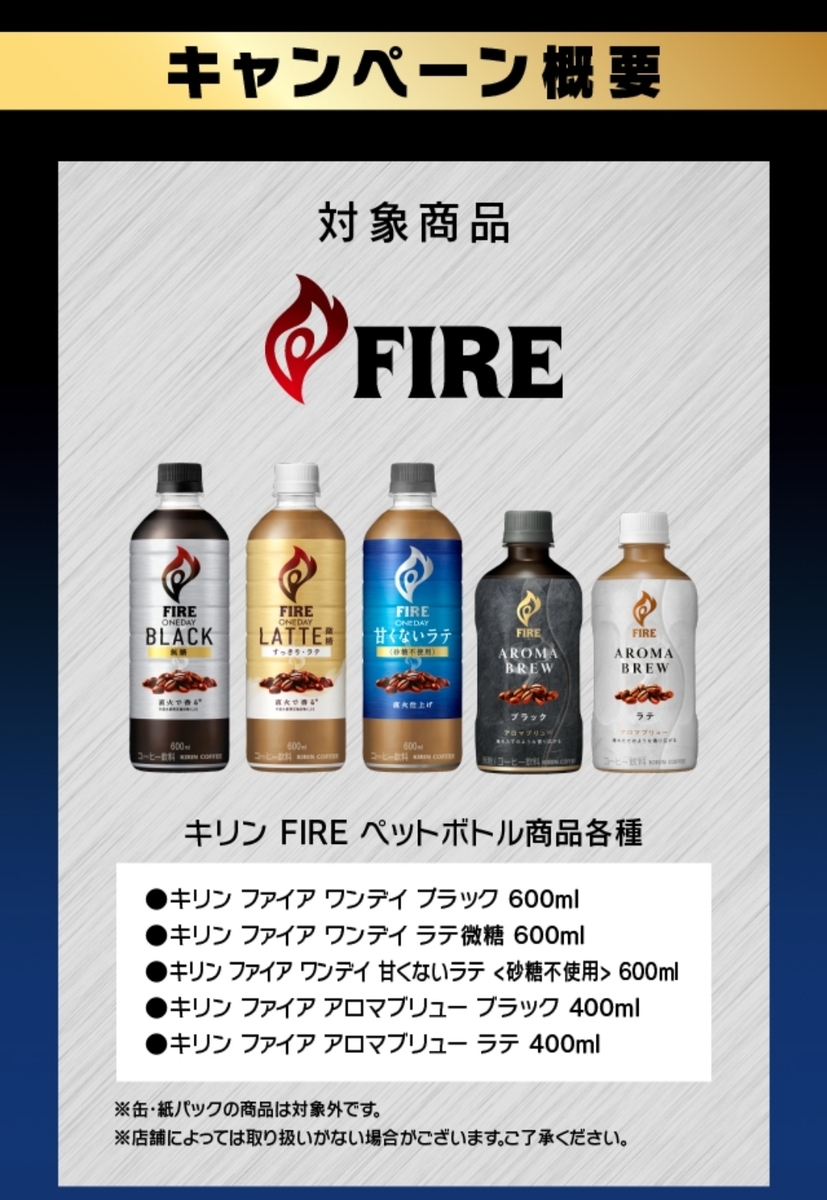懸賞情報 キリン FIRE×劇場版シティーハンターコラボ