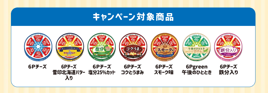 懸賞情報 雪印メグミルク6Pチーズパンどろぼう コラボキャンペーン