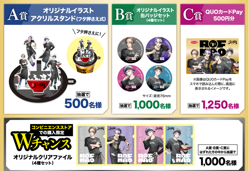懸賞情報 エースコック スーパーカップ ROF-MAOコラボキャンペーン