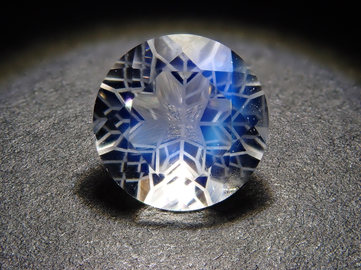 アンデシンラブラドライトダンデライオンカット約8mm約1.737ct ねばき