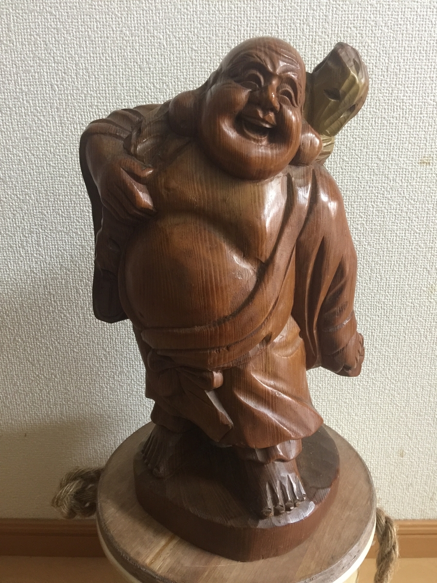 布袋さま 陶器 なにやら古そうなもの 布袋様 置物 - 古美術時代屋の
