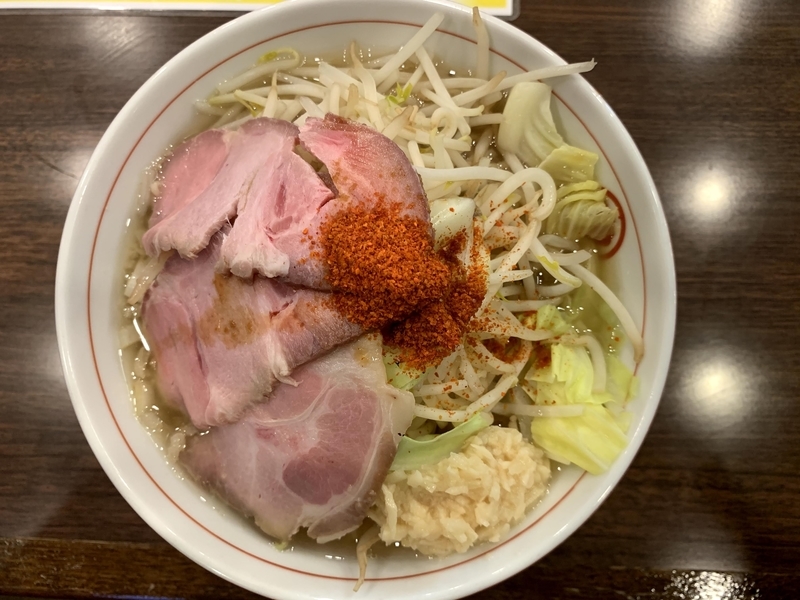 ラブメン大盛りの二郎系ラーメン
