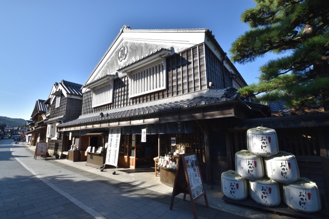 おかげ横丁古い町並みにある酒蔵