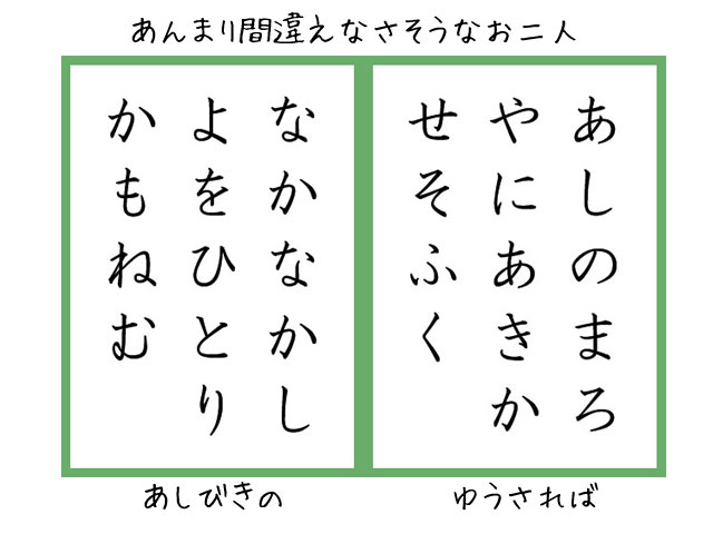 決まり字かるた かるたる 競技かるた日記 決まり字かるた かるたる 競技かるた日記