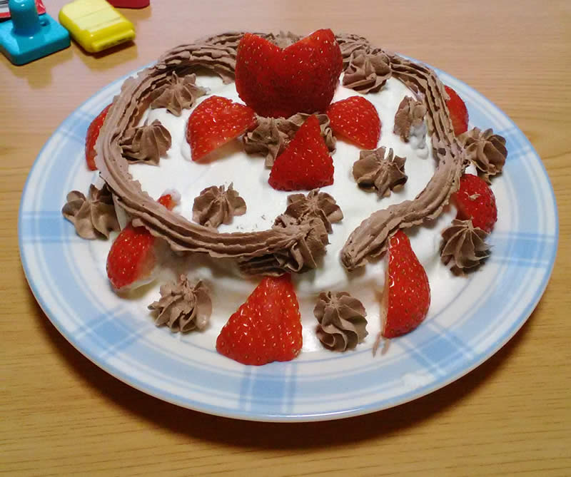 手作りケーキ
