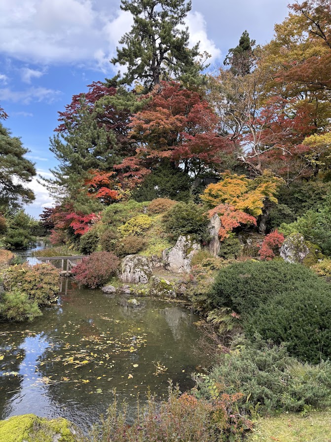 紅葉の盛美園