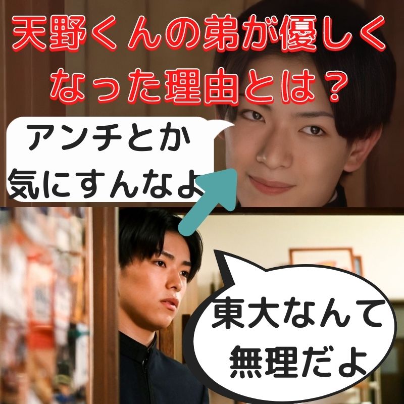 ドラゴン桜 天野くんの弟が良いやつになった理由とは 早大理工生の受験ブログ