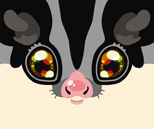 素のままのイラスト