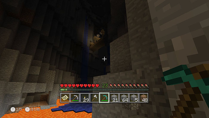 15 Wiiu版マインクラフト ブランチマイニング用に穴を掘っていたら廃坑を見つけた Cloudair クラウドエア