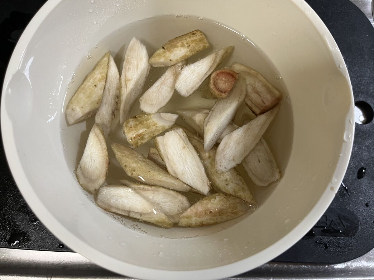 秋野菜と鶏肉の筑前煮風_1
