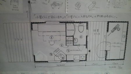 中村好文展 小屋においでよ を観にいった その４ Laugh Sketch