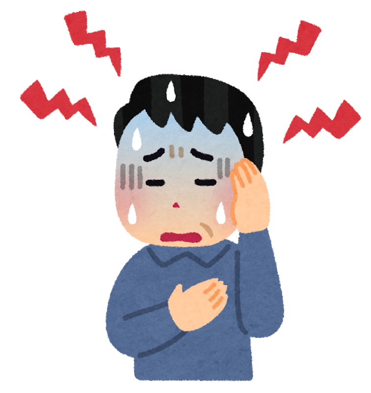 更年期障害男性イラスト