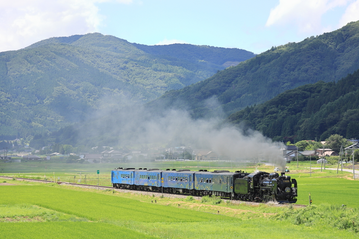 岩手県梅雨の4連休の旅 1 Sl銀河を民話の里 遠野で撮る 君と A列車で行こう