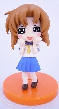 ひぐらしデイブレイクPortable でふぉめ 竜宮レナ(目キラキラ/レアVer.) 単品 ガチャ