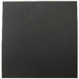 アイテック 天然ゴム板 100x100mm 厚さ1mm 黒 KGR-1100