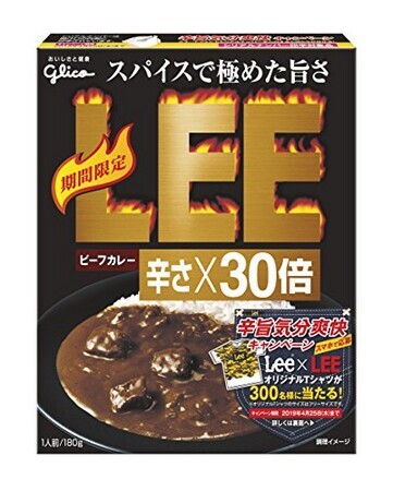 江崎グリコ ビーフカレーLEE(リー) 辛さ×30倍 180g×10個
