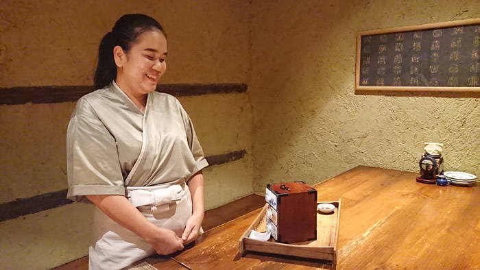 バンコクの和食レストラン　笹弥