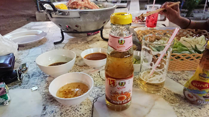 カオヤイのムーガタレストランでディナー