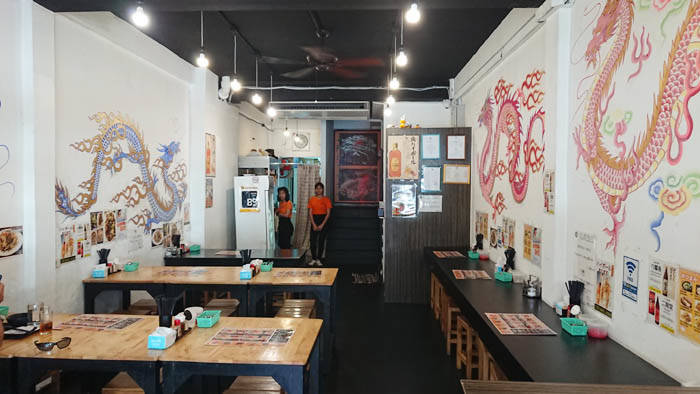 バンコクの青龍ラーメン