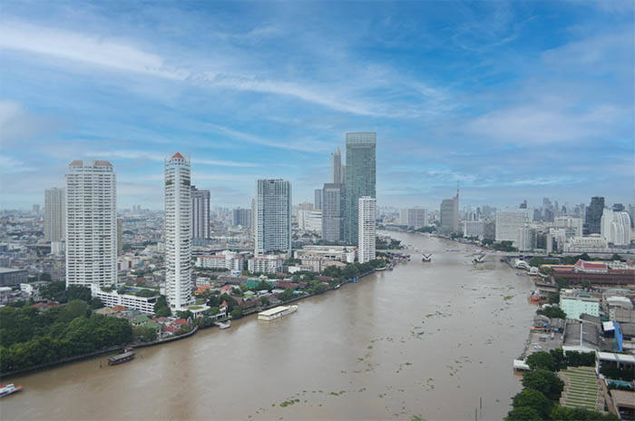 バンコクのチャオプラヤー川