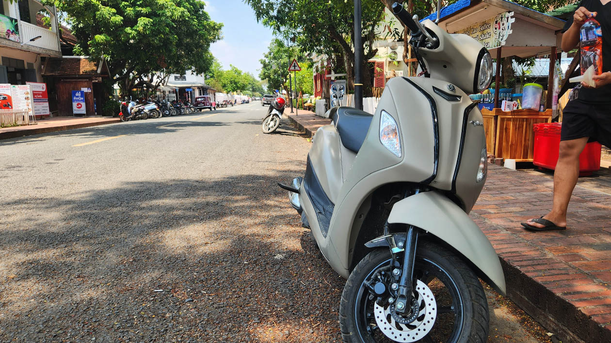 ルアンパバーンでのバイクの借り方