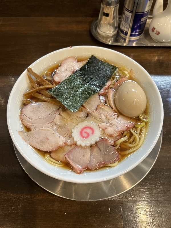 田原町】 自家製麺 うるち「東京醤油ラーメン(850円)＋焼豚増(250円)＋