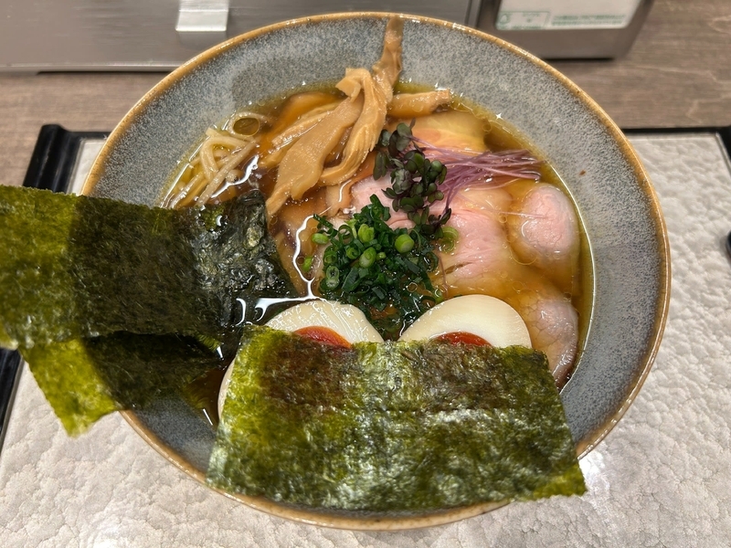 北千住】 中華蕎麦 三藤 北千住マルイ店「特製盛り 中華蕎麦鶏醤油