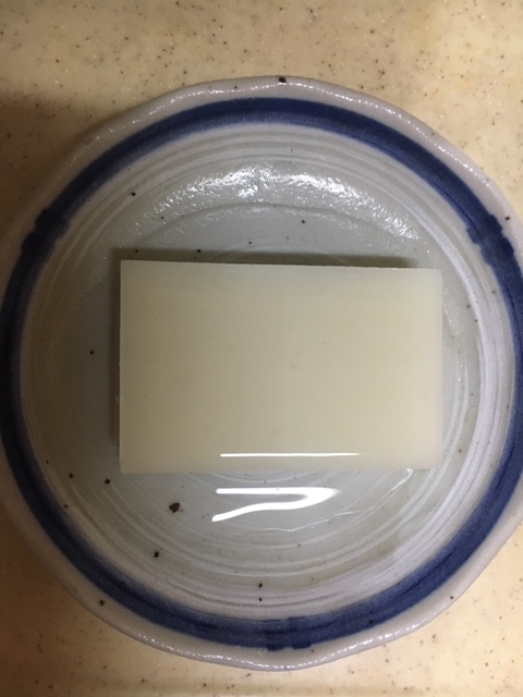 お餅と水