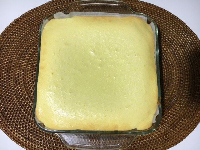 チーズケーキ焼きたて