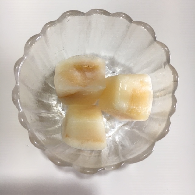 手作りのりんごシャーベット