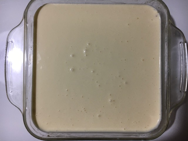 チーズケーキの生地