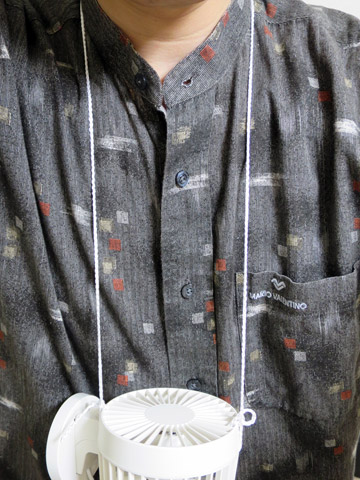 USB扇風機 首掛け ネッククーラー