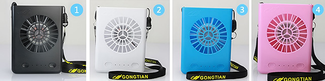 首掛け送風機 Gongtian mini ポータブルファン W910