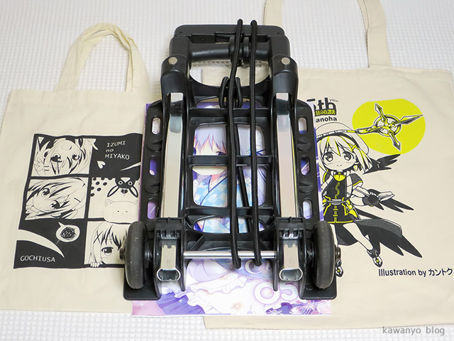 コミケでオススメのコンパクト折りたたみキャリーカート Vanguard Vita minicart