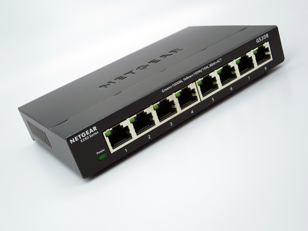 NETGEAR スイッチングハブ GS308 GS108