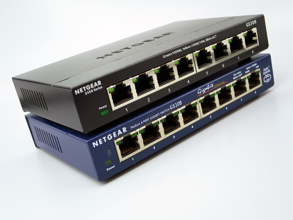 NETGEAR スイッチングハブ GS308 GS108