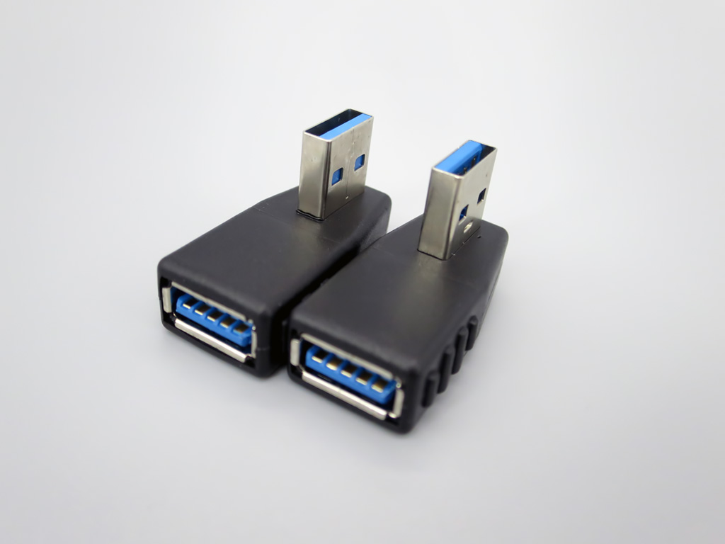 USB L字アダプタ