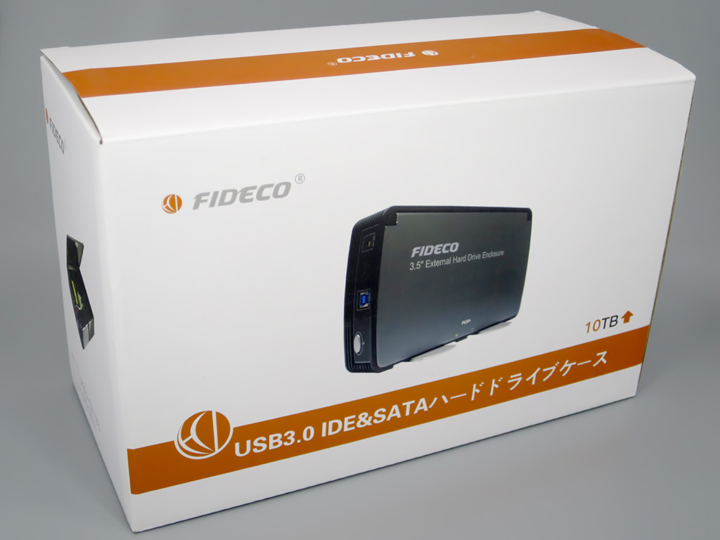 FIDECO 3．5インチ 冷却ファン付き USB3.0 外付HDDケース