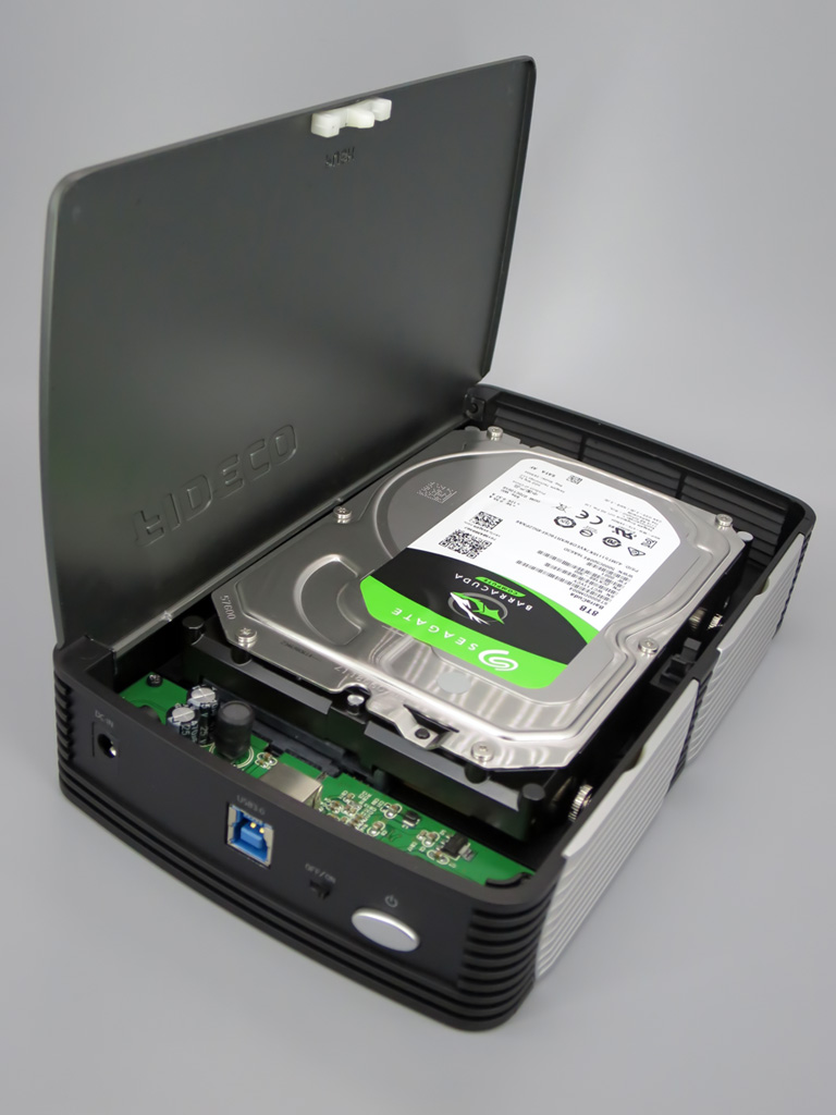 FIDECO 3．5インチ 冷却ファン付き USB3.0 外付HDDケース