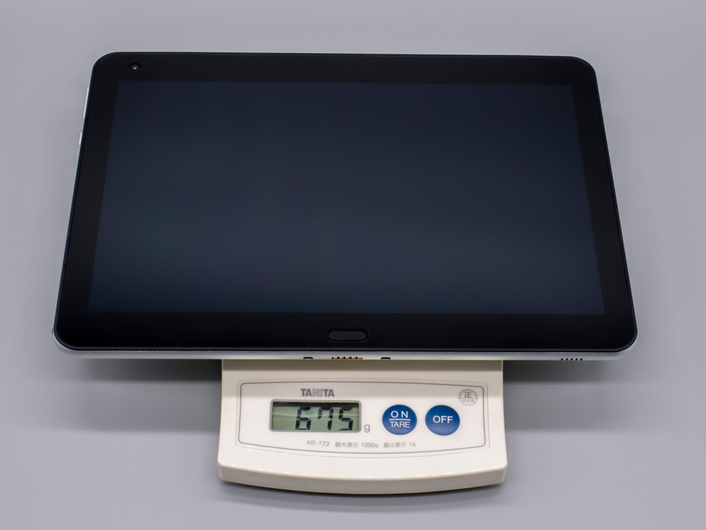 クリエイター向けWindowsタブレット「raytrektab」DG-D10IWP 本体重量