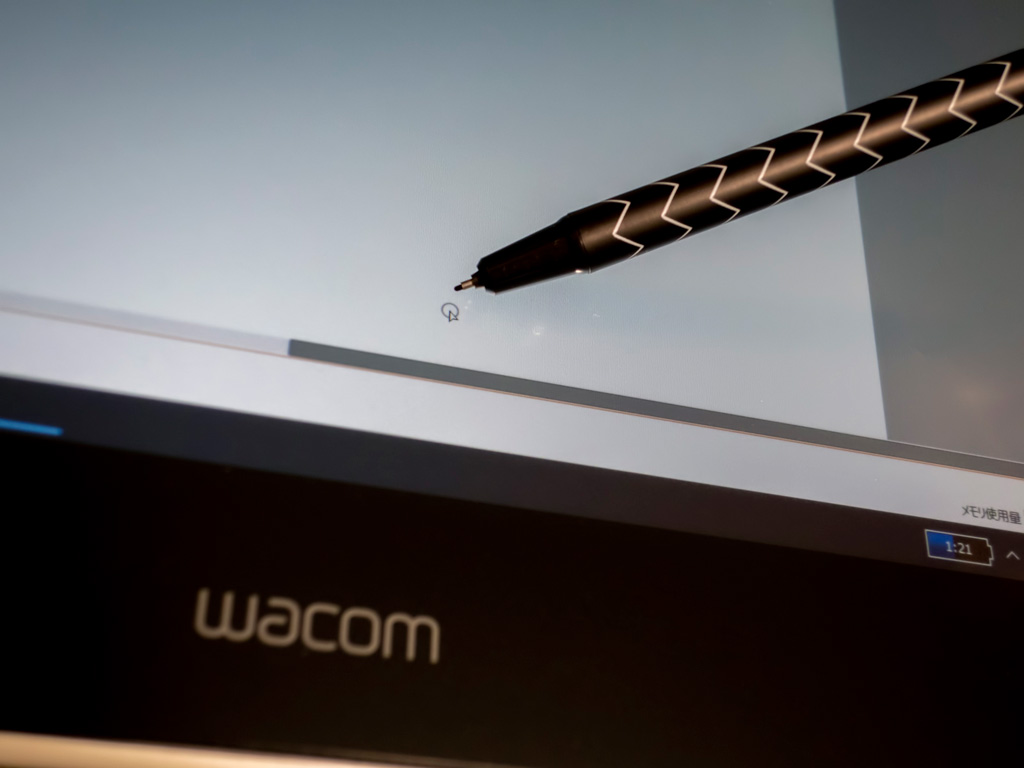 raytrektabのペンをWacomOne13で使用