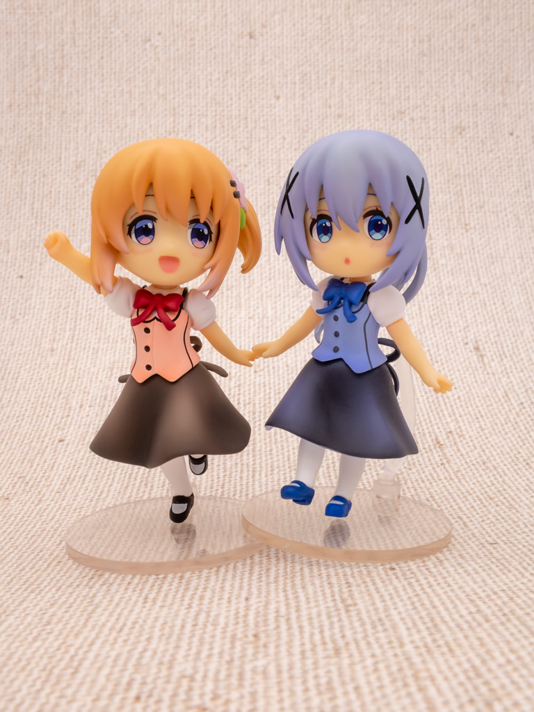 ご注意はうさぎですか　ココア＆チノ　フィギュア ごちうさ 好評につき 夏祭りを楽しむココアとチノのフィギュア