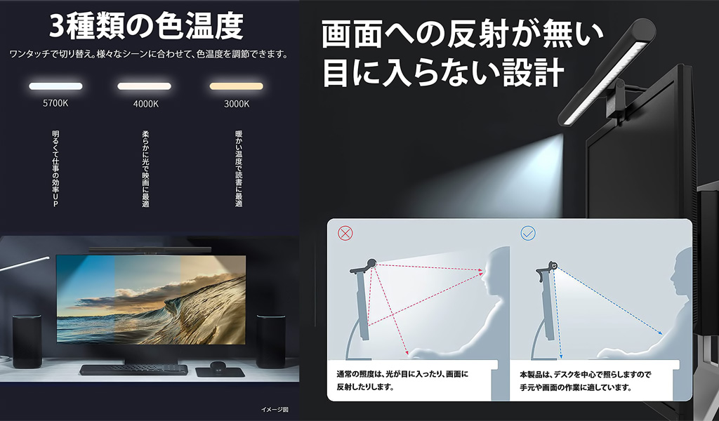 MATECH Monitor Light BrightBar モニターライト