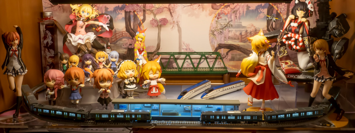 鉄道模型 Nゲージ フィギュアラック レイアウト